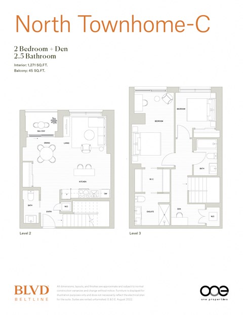 North Townhome C at BLVD Beltline, Calgary